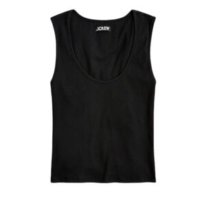NWOT J.Crew Cropped Fine Rib Scoopneck Tank Top